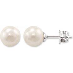 Pärlor Örhängen Thomas Sabo Pin Earrings - Silver/Pearl