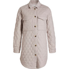Dam - Quiltade jackor - Ull Object Collector's Item Vera Owen Long Quilted Jacket - Incense