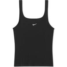 Nike Bomull - Dam Linnen Nike Sportswear Essential Cami Tank Women's - Black/White