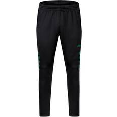 JAKO Challenge Training Trousers Unisex - Black/Sport Green
