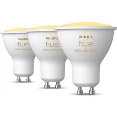 GU10 Ljuskällor Philips Hue White Ambiance LED Lamps 4.3W GU10