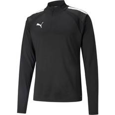 Fotboll Tröjor Puma teamLIGA Quarter-Zip Sweatshirt Men - Black/White