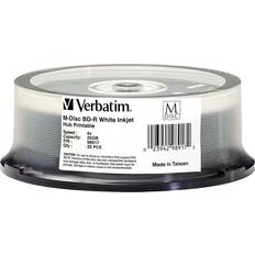 Verbatim m disc Verbatim M-Disc BD-R 25GB 4x 25-pack Spindel
