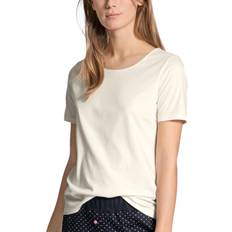 Bomull - Dam - Kort ärmar Skjortor Calida Favourites Dreams Shirt Short Sleeve - Star White