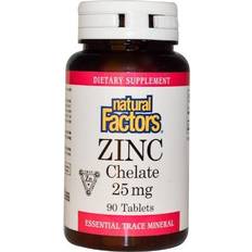 Natural Factors Zinc Chelate 25 mg (90 Tablets)