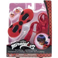 Bandai Miraculous Ladybug Bli Din Egen Nyckelpiga Mask Örhängen Hårsn Multifärg