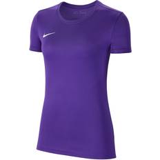 Nike Dam - Kort ärmar - Lila - Polyester T-shirts Nike Dri-FIT Park VII Jersey Women - Court Purple/White