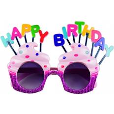 Vegaoo Happy Birthday Cupcake Glasögon