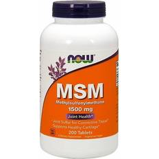 Now Foods MSM Kosttillskott Now Foods MSM Methylsulphonylmethane 1500 mg 200 Tablets