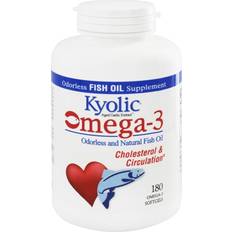Kyolic Fettsyror Kyolic Aged Garlic Extract Omega 3 Cholesterol & Circulation 180 Softgels