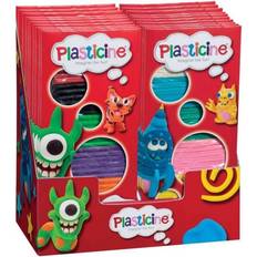 Plasticine Basix Asst Pk144