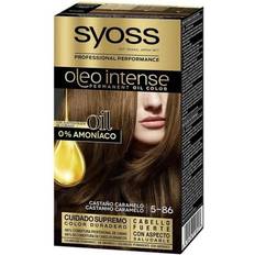 Syoss Permanent färg Olio Intense Nº 5,86 Brun Karamellfärgat