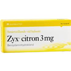 Zyx Citron 3mg 20 st Sugtablett
