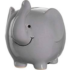 Gråa Väckarklockor Leonardo Bambini Piggy Bank Elephant