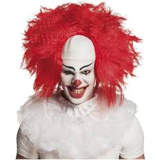 Röd Korta peruker Boland Horror Clown Wig