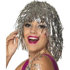 Silver Peruker Boland Metallic Wig