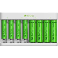 Laddare - NiMH Batterier & Laddbart GP Batteries ReCyko E811 + 4xAA 2100mAh + 4xAAA 850mAh