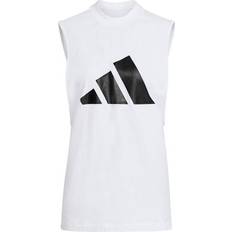 Dam - Jersey - Vita Linnen adidas Sportswear Mesh Tank Top - White