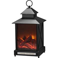 Konstsmide Batteridriven Jullampor Konstsmide Big Lantern Fireplace Jullampa 42cm