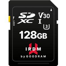 GOODRAM 128 GB Minneskort GOODRAM IRDM SDXC Class 10 UHS-I U3 V30 100/70MB/s 128GB