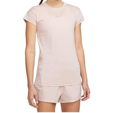 Nike Dam - Elastan/Lycra/Spandex - Rosa T-shirts Nike Dri-FIT Run Division Short-Sleeve Running T-shirt Women - Pink Oxford/Sail/Reflective Silver