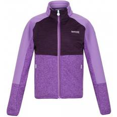 Regatta Kid's Oberon IV Softshell Jacket - Hyacinth Dark Aubergine Marl Purple Sapphire