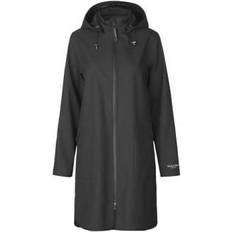 Elastan/Lycra/Spandex Regnjackor & Regnkappor Ilse Jacobsen Rain128 Raincoat - Black
