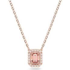 Rosa Halsband Swarovski Millenia Necklace - Rose Gold/Pink/Transparent