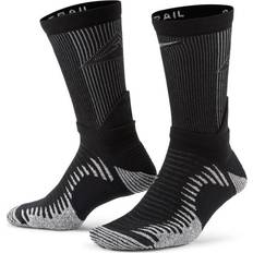 Nike Herr - Ull Strumpor Nike Trail Running Crew Socks Unisex - Black/Black/Anthracite/Anthracite