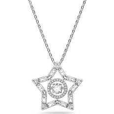 Justerbar storlek Halsband Swarovski Stella Necklace - Silver/Transparent