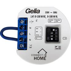 Gelia Dimmers & Drivdon Gelia Connect 2 Home Dimmerpuck 3-tråd, 0-150 W LED