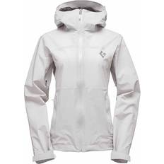 Black Diamond Dam - Gråa Regnkläder Black Diamond Stormline Stretch Rain Shell Women's - Aluminum