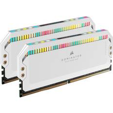 Corsair 32 GB - 5600 MHz - DDR5 RAM minnen Corsair Dominator Platinum RGB White DDR5 5600MHz 2x16GB (CMT32GX5M2B5600C36W)