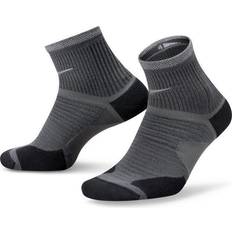 Nike Herr - Ull Kläder Nike Spark Wool Running Ankle Socks Unisex - Smoke Grey/Dark Smoke Grey/Black/Reflect Silver