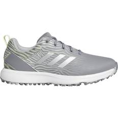 Adidas 36 - Dam Golfskor adidas S2G Spikeless Golf W - Grey Three/Silver Metallic/Almost Lime