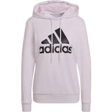 adidas Women's Essentials Relaxed Logo Hoodie - Almost Pink/Black