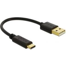 DeLock USB A-USB C - USB-kabel Kablar DeLock USB A - USB C 0.2m