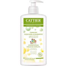 Cattier Family Shower Gel & Shampoo Yoghurt Extract & Cornflower 500ml