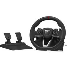 PC - USB typ A Rattar & Racingkontroller Hori Apex Racing Wheel and Pedal Set (PS5) - Black
