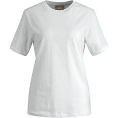 Jack & Jones Bomull - Dam Kläder Jack & Jones Anna Ecological Cotton Mixture T-shirt -Bright white