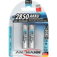 Ansmann Batterier - NiMH Batterier & Laddbart Ansmann NiMH Rechargeable Battery AA 2850mAh 2-pack