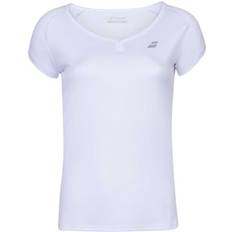 Tennis - Vita Överdelar Babolat Play Cap Sleeve Top Women - White