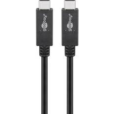 Goobay Rund - USB C-USB C - USB-kabel Kablar Goobay 3.1 Gen 2 USB C - USB C M-M 1m