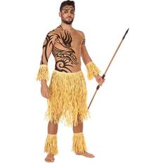 Herrar - Världen runt Maskeradkläder Th3 Party Hawaiian Man Costume for Adults
