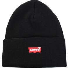 Levi's Herr Accessoarer Levi's Batwing Slouchy Embroidered Beanie - Black
