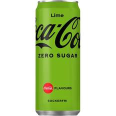 Coca-Cola Sockerfritt Drycker Coca-Cola Zero Sugar Lime 33cl