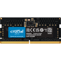 SO-DIMM DDR5 RAM minnen Crucial SO-DIMM DDR5 4800MHz 8GB (CT8G48C40S5)