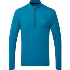 Ronhill Tech Thermal 1/2 Zip T-shirt Men - Prussian Blue/Willow