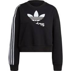 Adidas Women's Originals Adicolor Split Trefoil Sweatshirt - Black