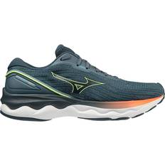 Mizuno 13.5 - Unisex Löparskor Mizuno Wave Skyrise 3 - Smoke Blue/Neo Lime